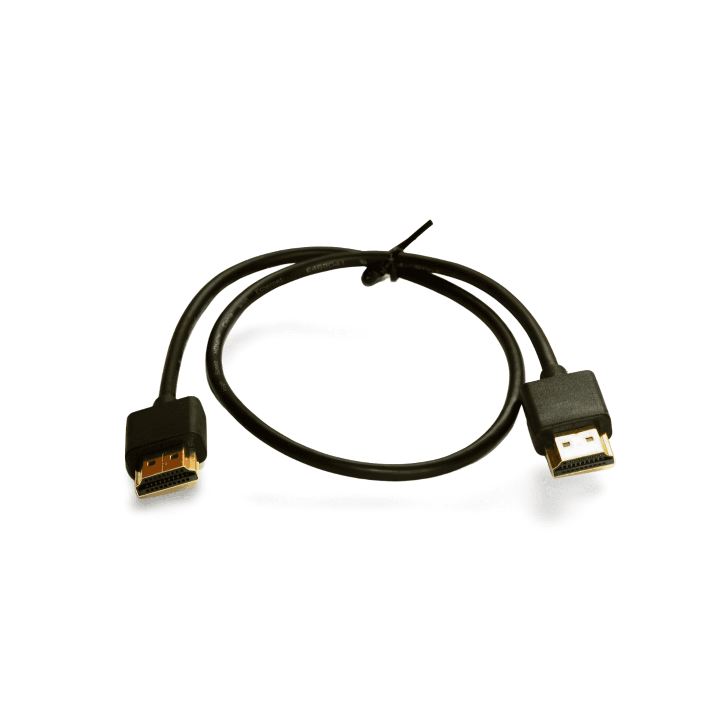 1 6ft HDMI Male to Male Thin Cable 36 AWG black