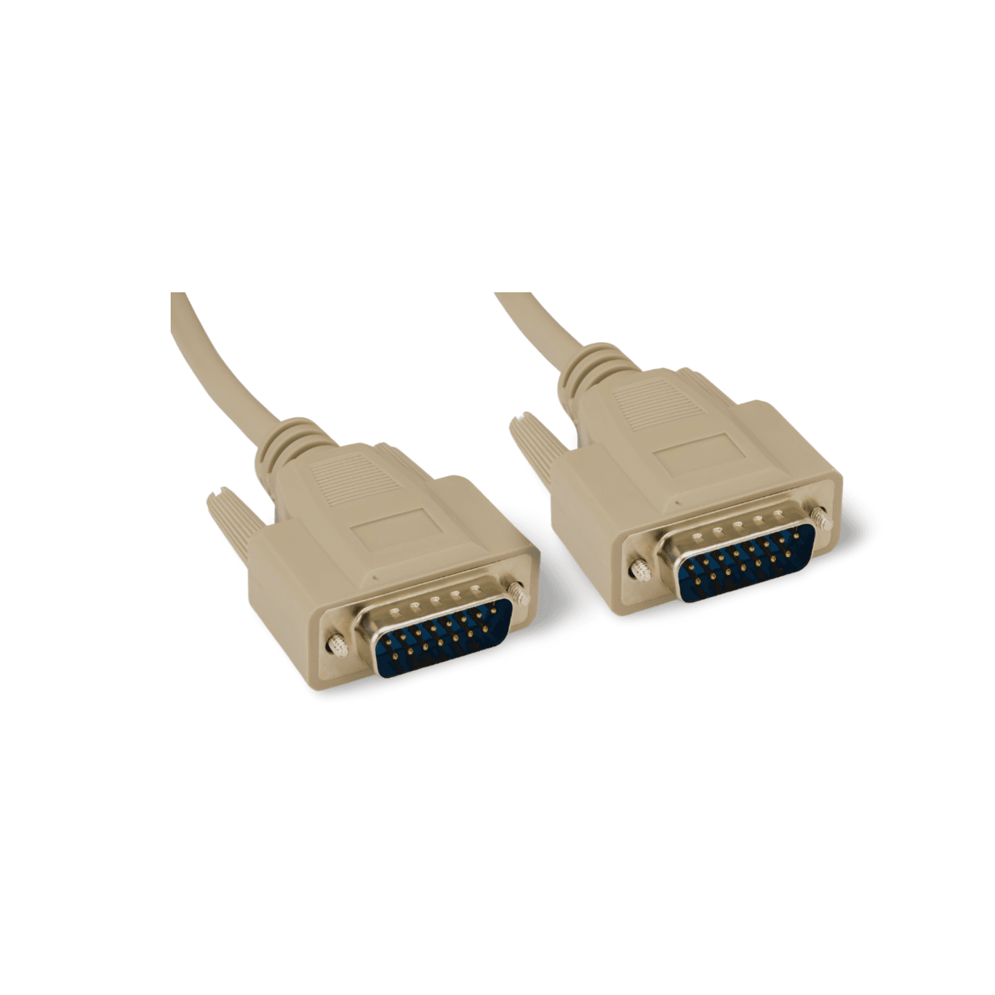 10ft DB15 Cable Male to Male beige