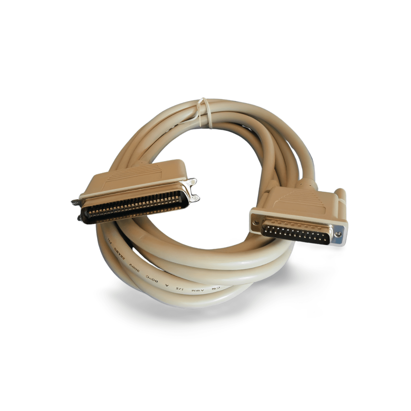 12ft SCSI I CN50 to DB25 Male Cable Heavy Duty beige