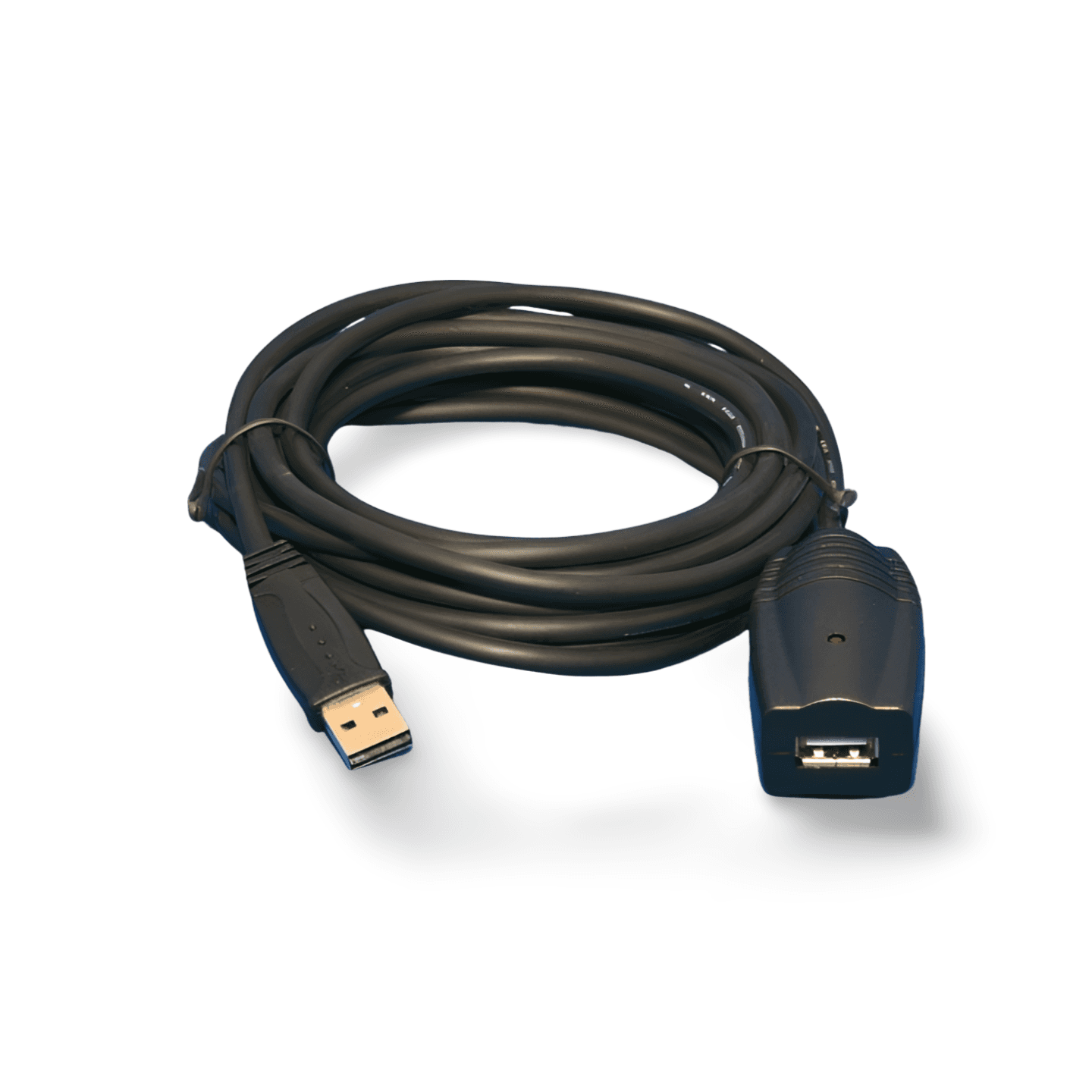 16ft USB 2.0 Shielded Active Extension Cable Type A Male to A Female black