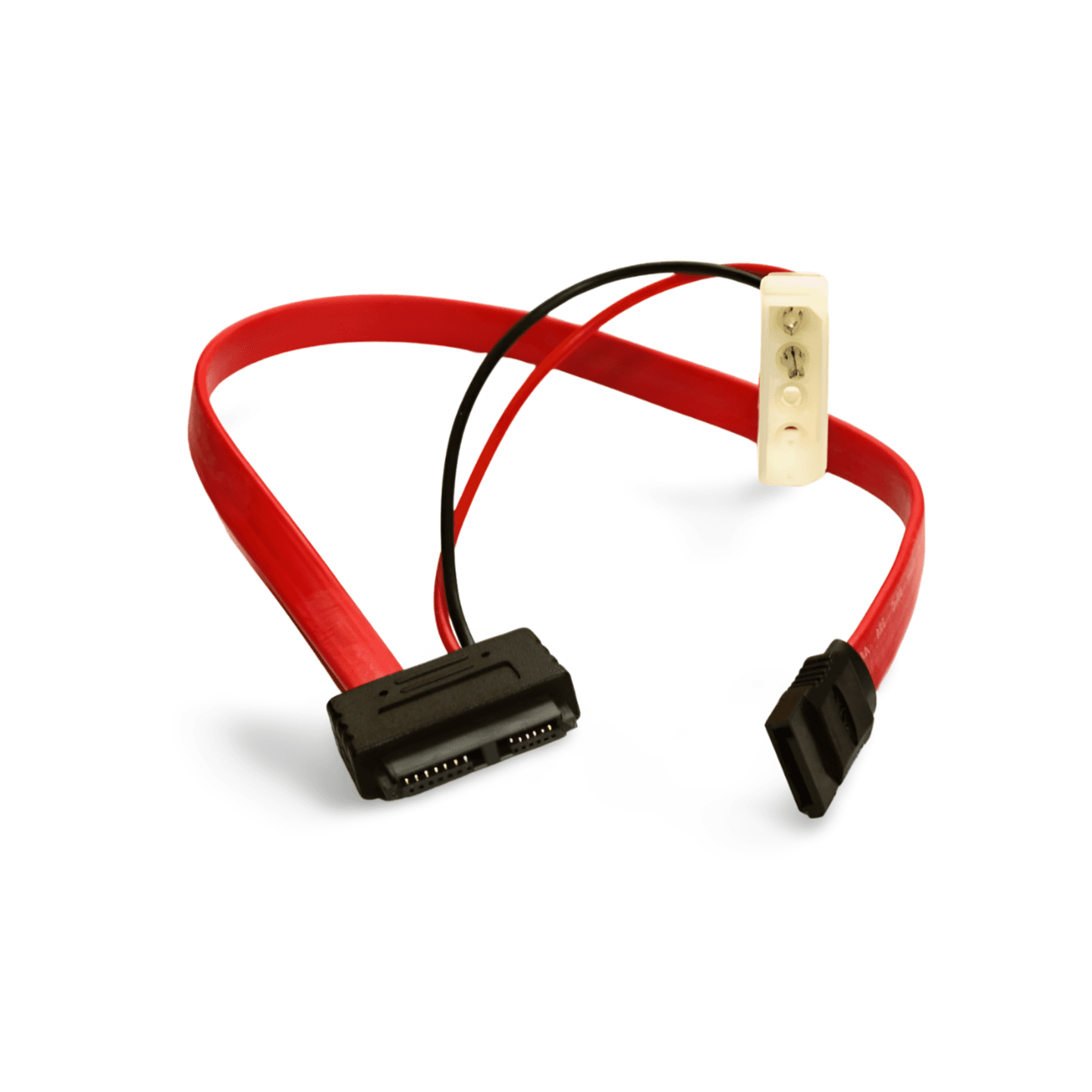 1ft Mini Micro SATA SlimLINE Cable red