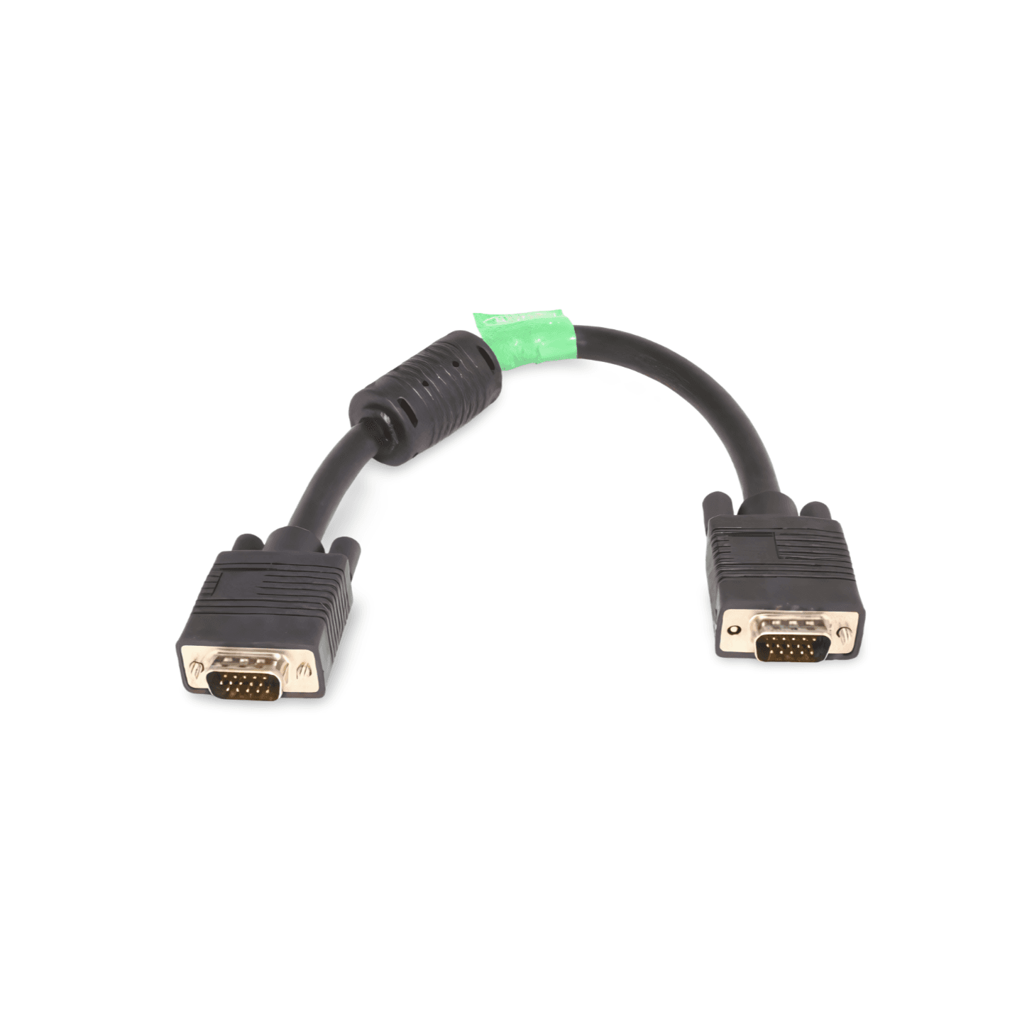 1ft SVGA Monitor Cable Male to Male UL2919 black