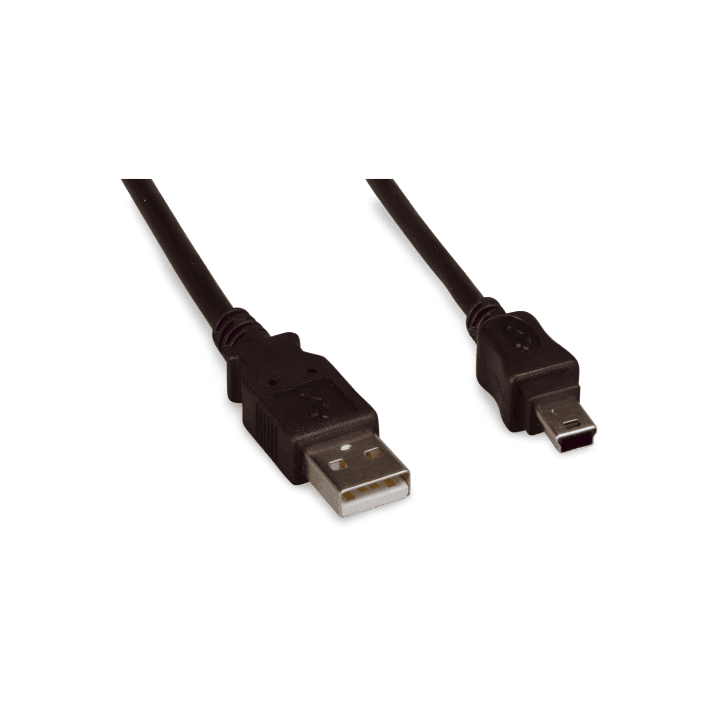 1ft USB Type A to Mini B 5 Pin Cable black