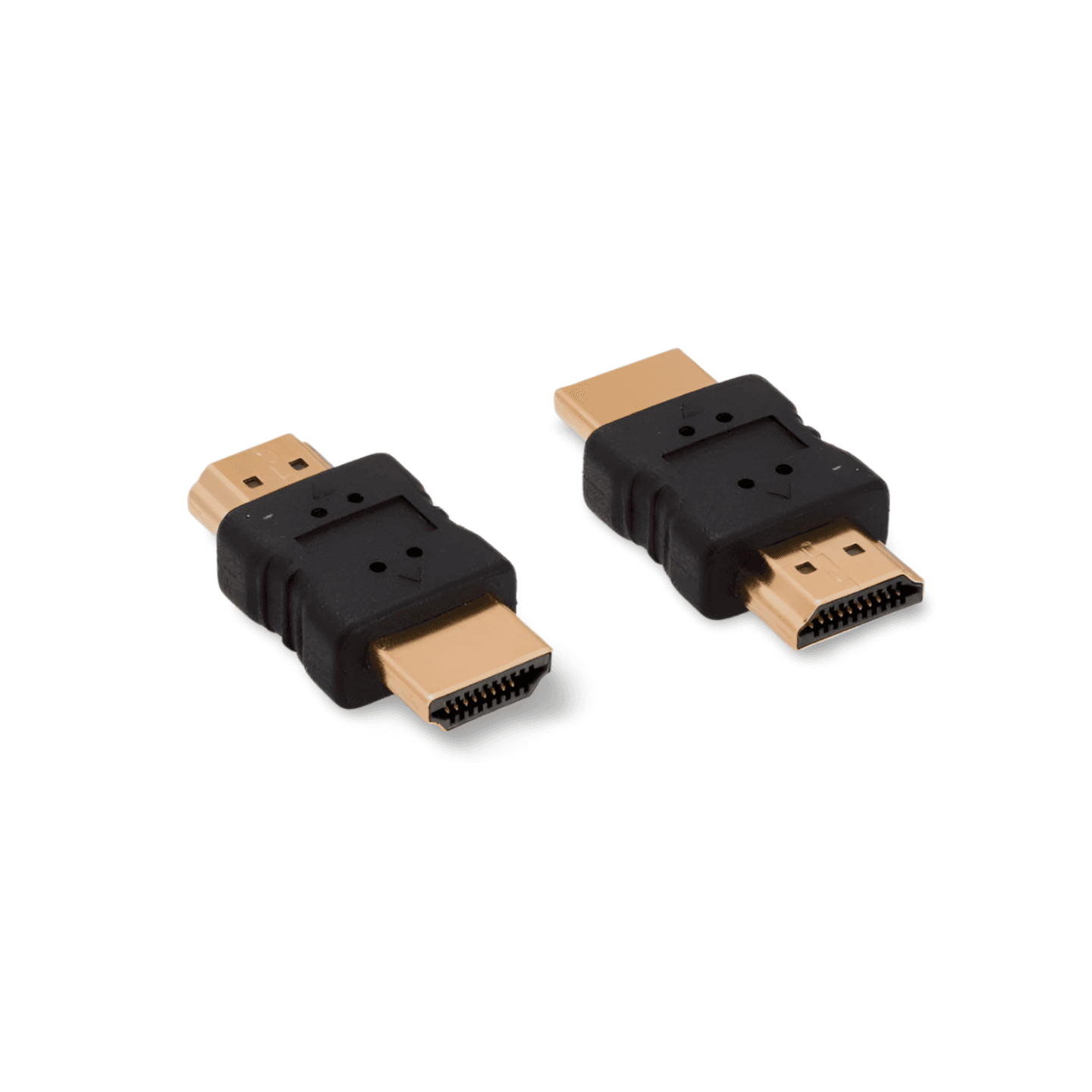 1in HDMI Adapter Type A Male to Type A Male Coupler Gender Changer black