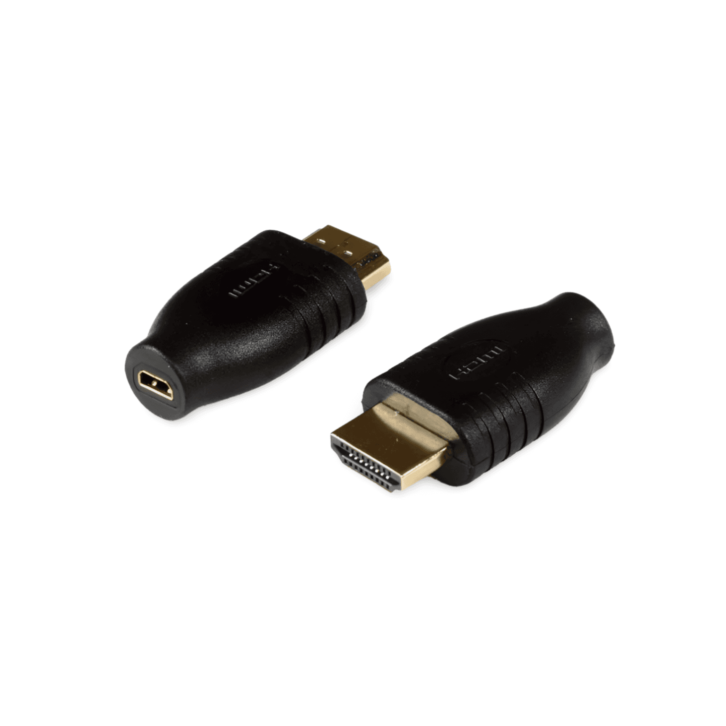 1in Micro HDMI Adapter Type D Female to Type A Male black