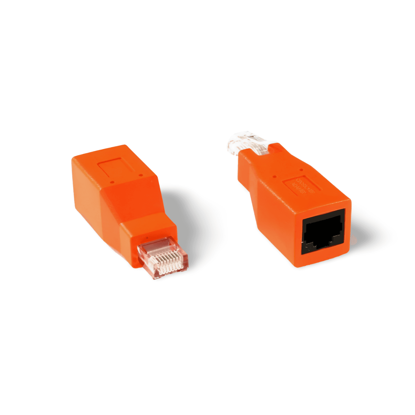 1in Network CrossOver Adapter Cat6 Cat5e orange