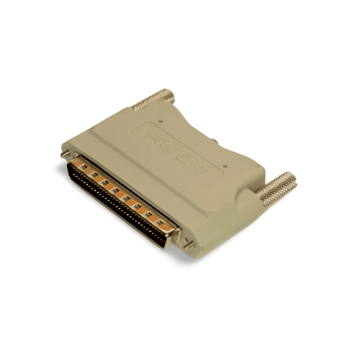 1in SCSI Terminator External HPDB68 Male LVDSE TI CHIPSET Screw ULTRA160 ULTRA320 beige