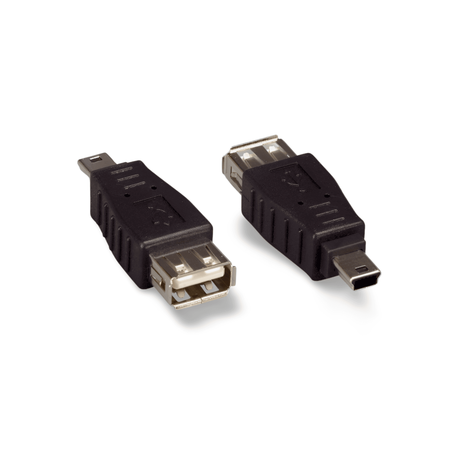 1in USB Camera Adapter Type A Male to Mini B 5 Male black