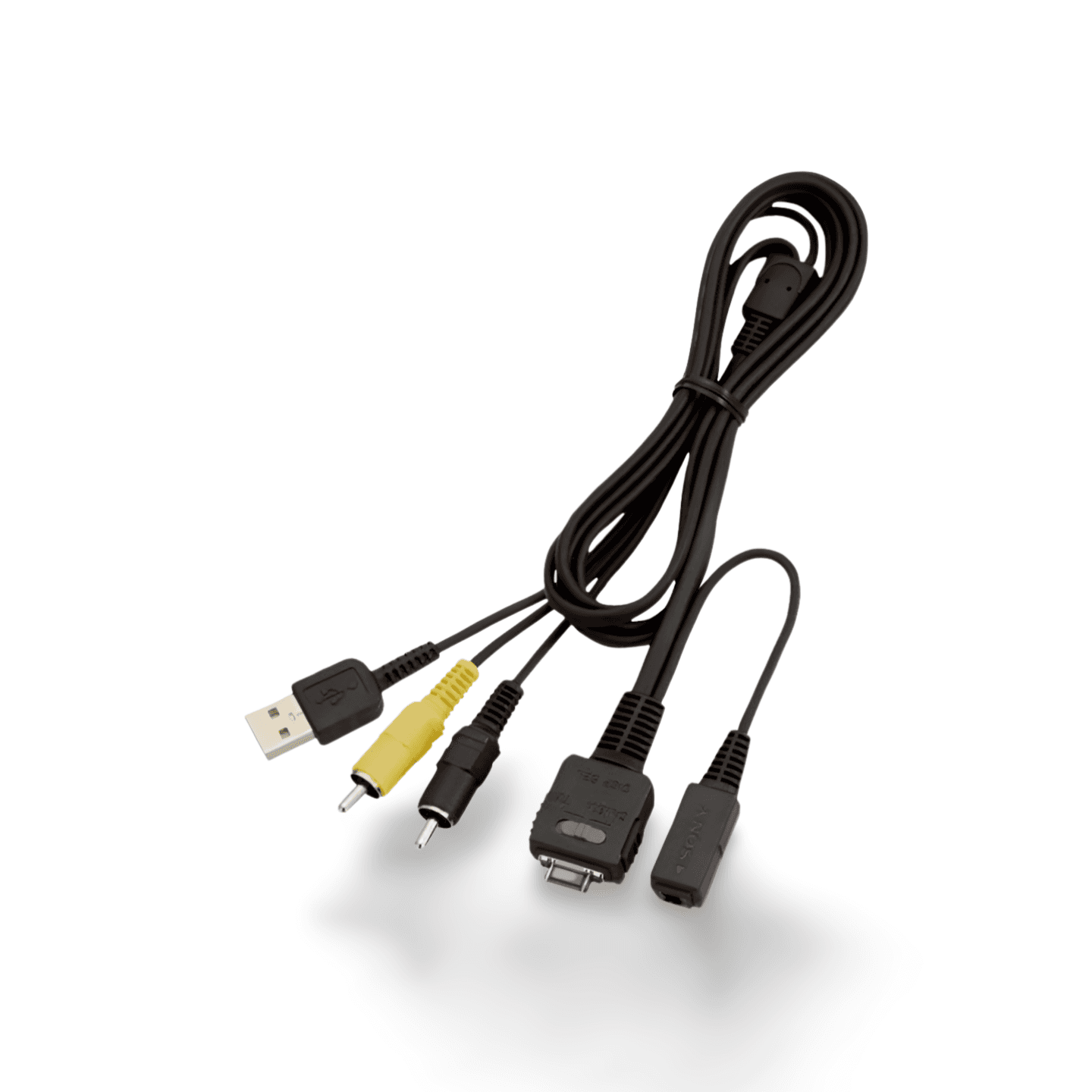 2 6ft Sony VMC MD1 Camera Cable USB Audio Video black