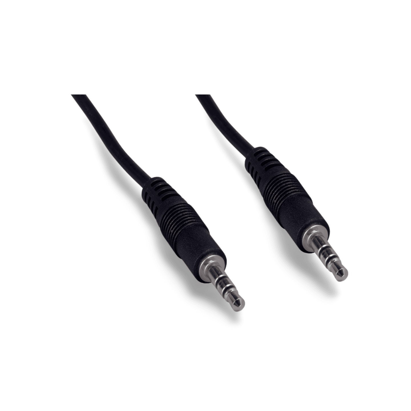 25ft 3.5mm Aux Cord Male to Male Stereo Audio Cable black