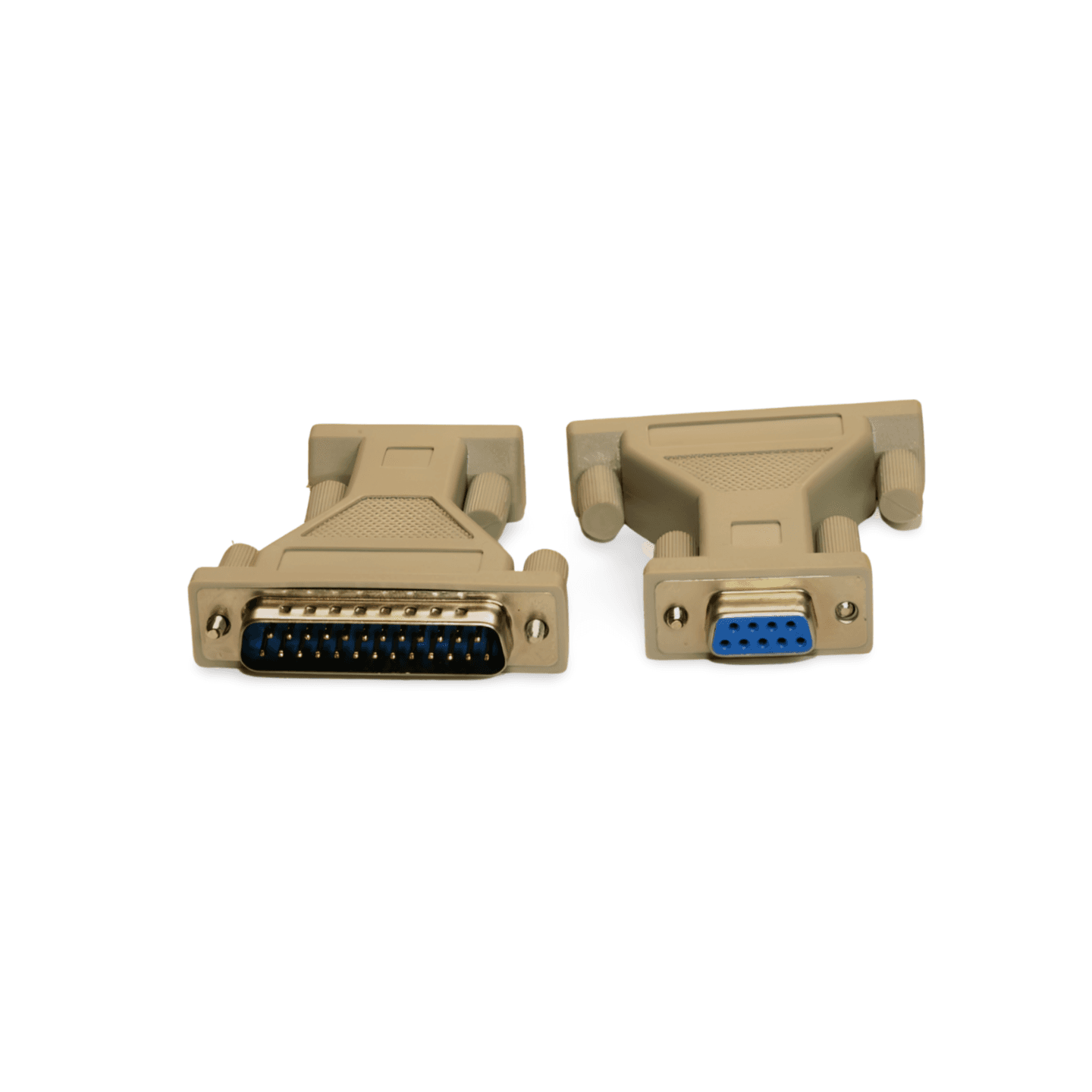 2in DB9 Female to DB25 Male AT Modem Adapter beige