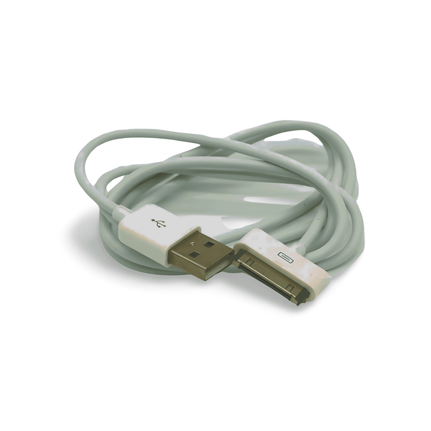 3ft 30 Pin Apple iPhone iPad USB Data Charging Cable white