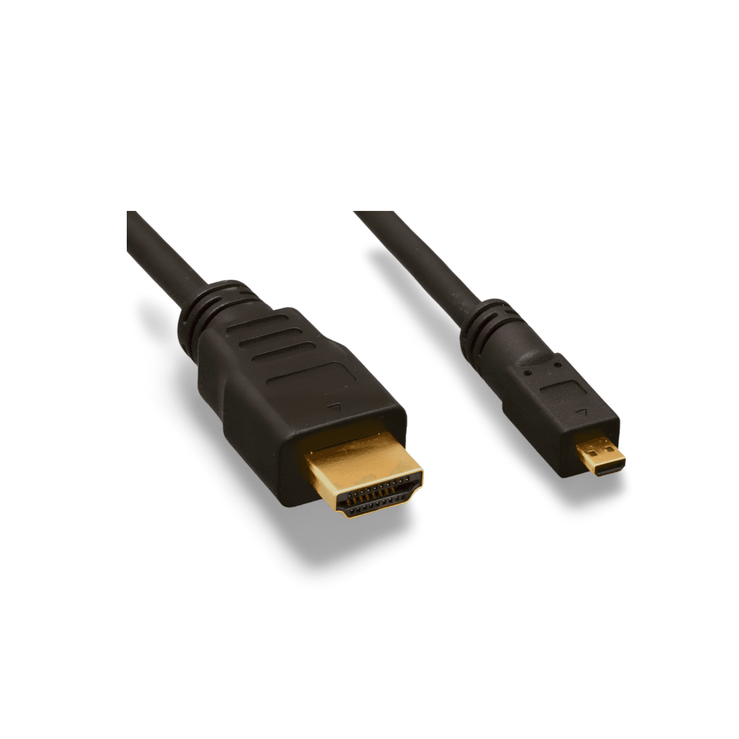 3ft HDMI Micro Type D Male to HDMI Type A Male Cable black