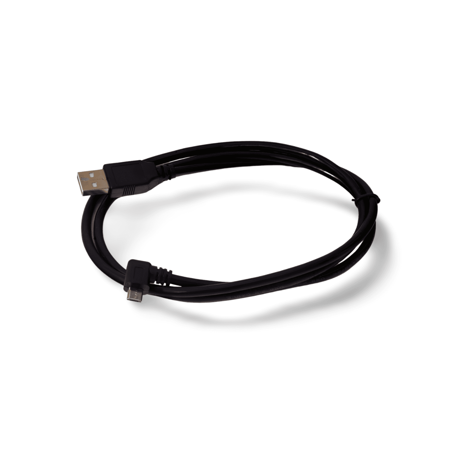 3ft Left Angle Micro USB Cable USB 2.0 Type A Male black