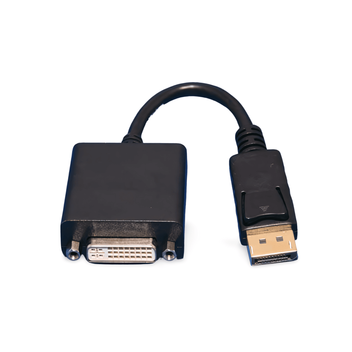 3in DisplayPort 1.1 Male to DVI D Female Adapter Converter black