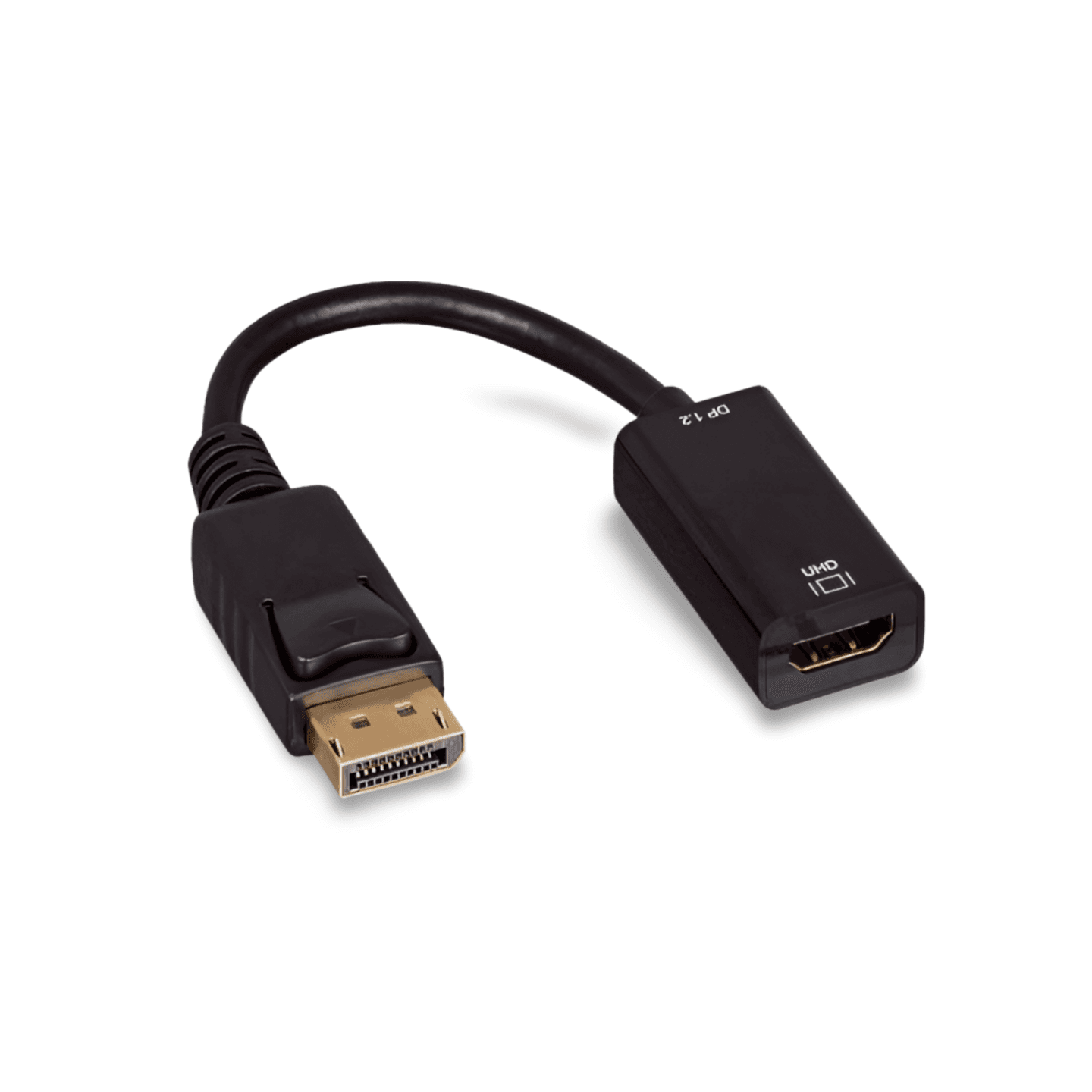 3in DisplayPort to HDMI Adapter Converter 4k 60HZ black