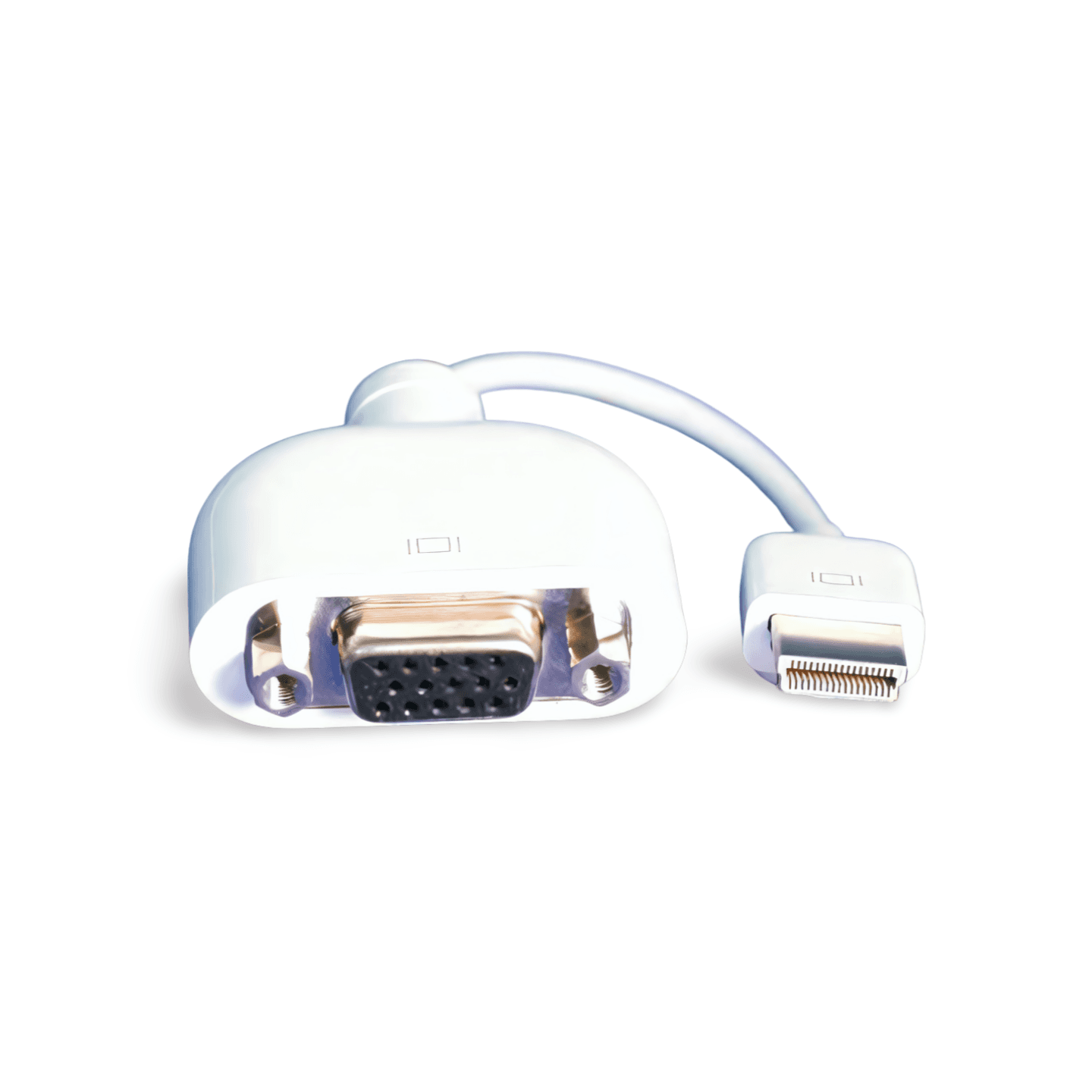 3in Micro DVI to VGA Adapter white