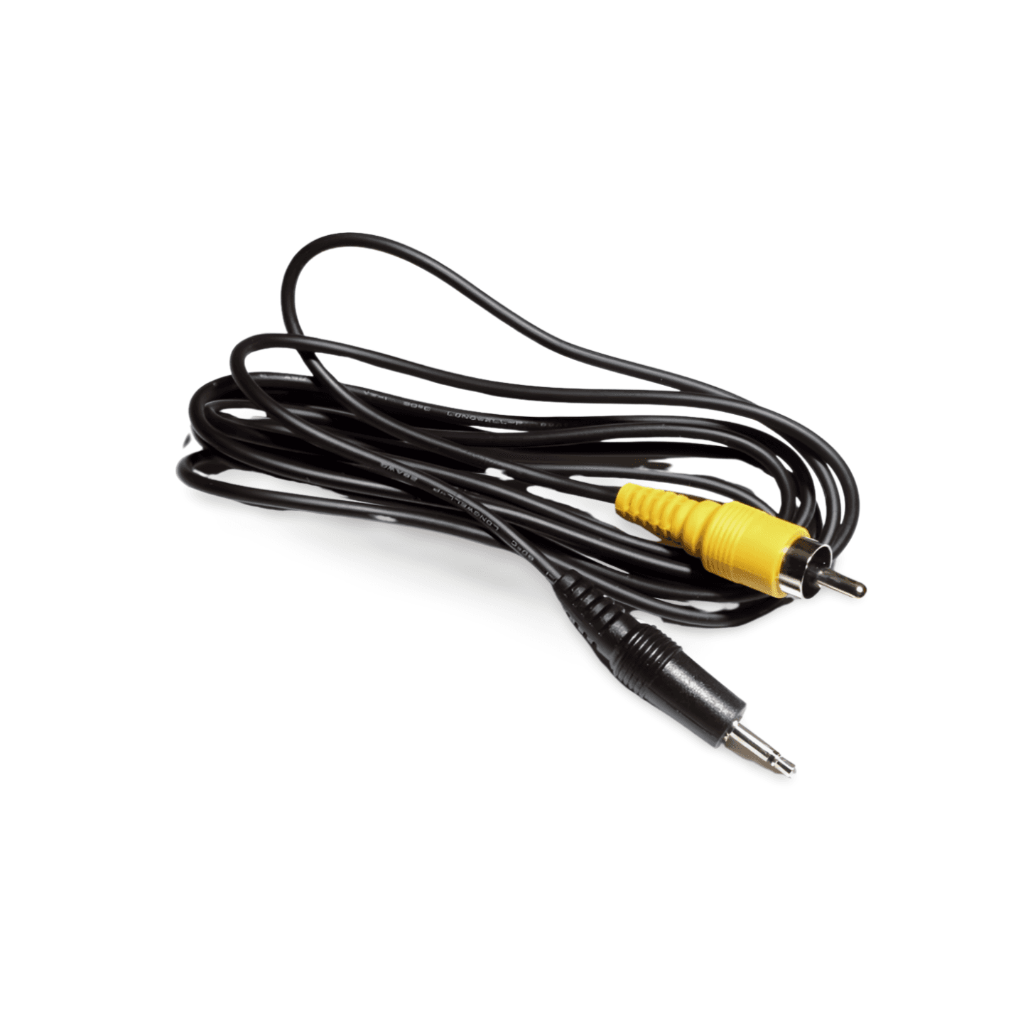 4ft 2.5mm to RCA Male Video Cable black