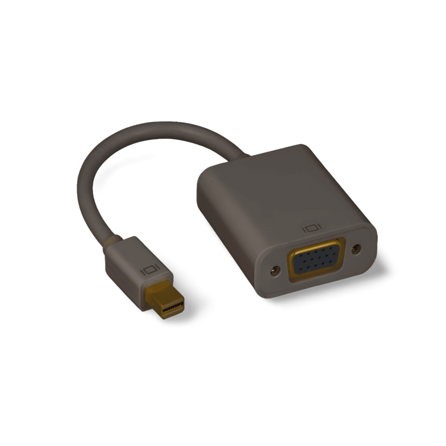 4in Mini DisplayPort Thunderbolt to VGA Video Adapter Converter white