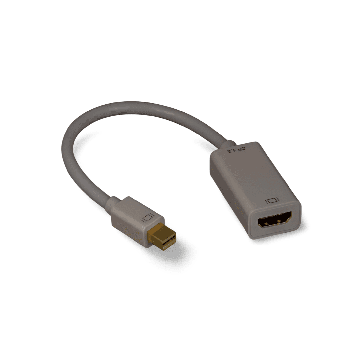 4in Mini DisplayPort to HDMI Adapter white