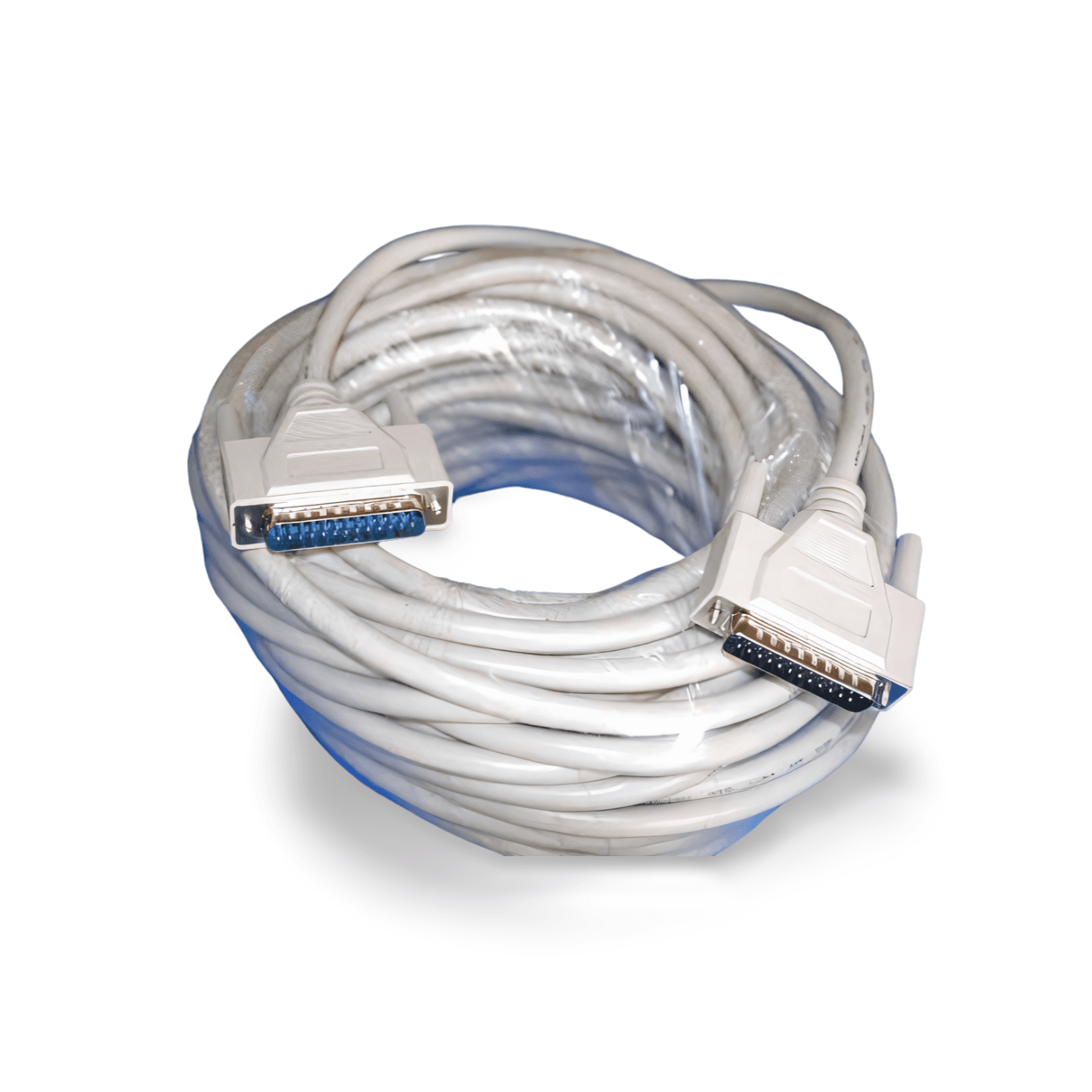50ft DB25 Male to DB25 Male Cable beige