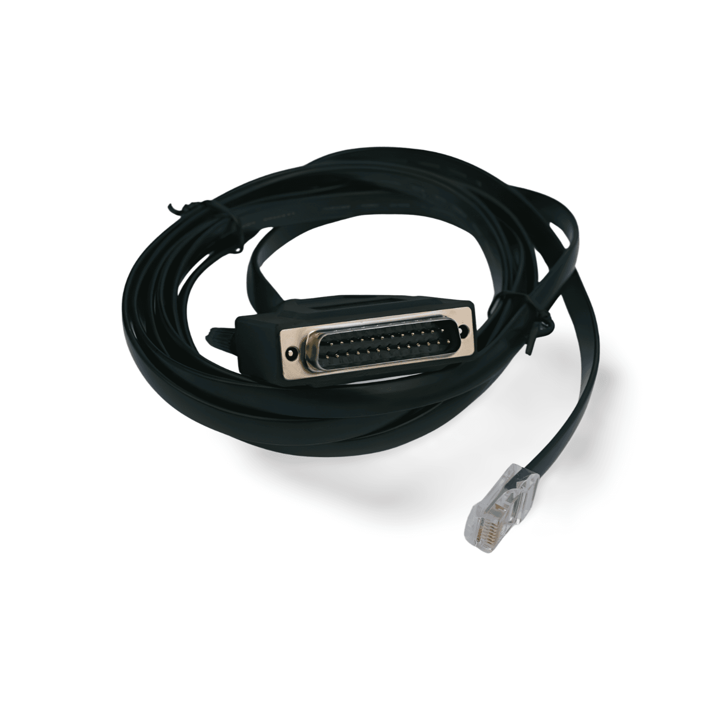 5ft Cisco Compatible 72 3663 01 Modem Console RJ45 DB25 Cable black