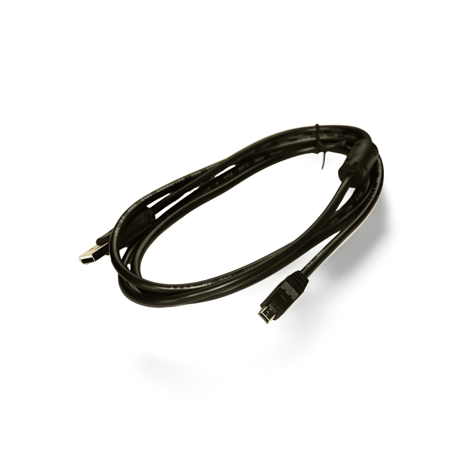 6ft Nikon UC E5 Mini B 5 Wire USB Camera Cable black