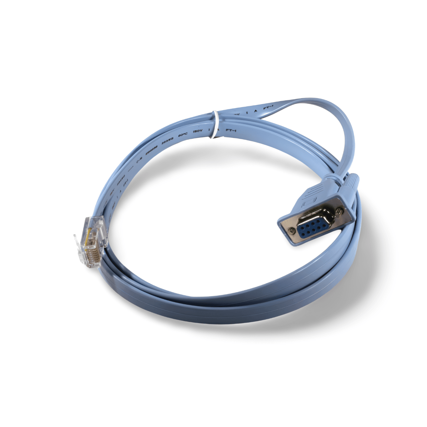 6ft Rollover Console Cable for Cisco RJ45 Male to DB9 Female 72 3383 01 blue