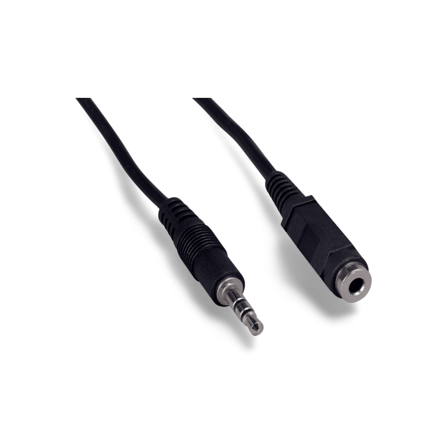 6ft Stereo Extension Cable 3.5mm Plug Jack Male to Female black