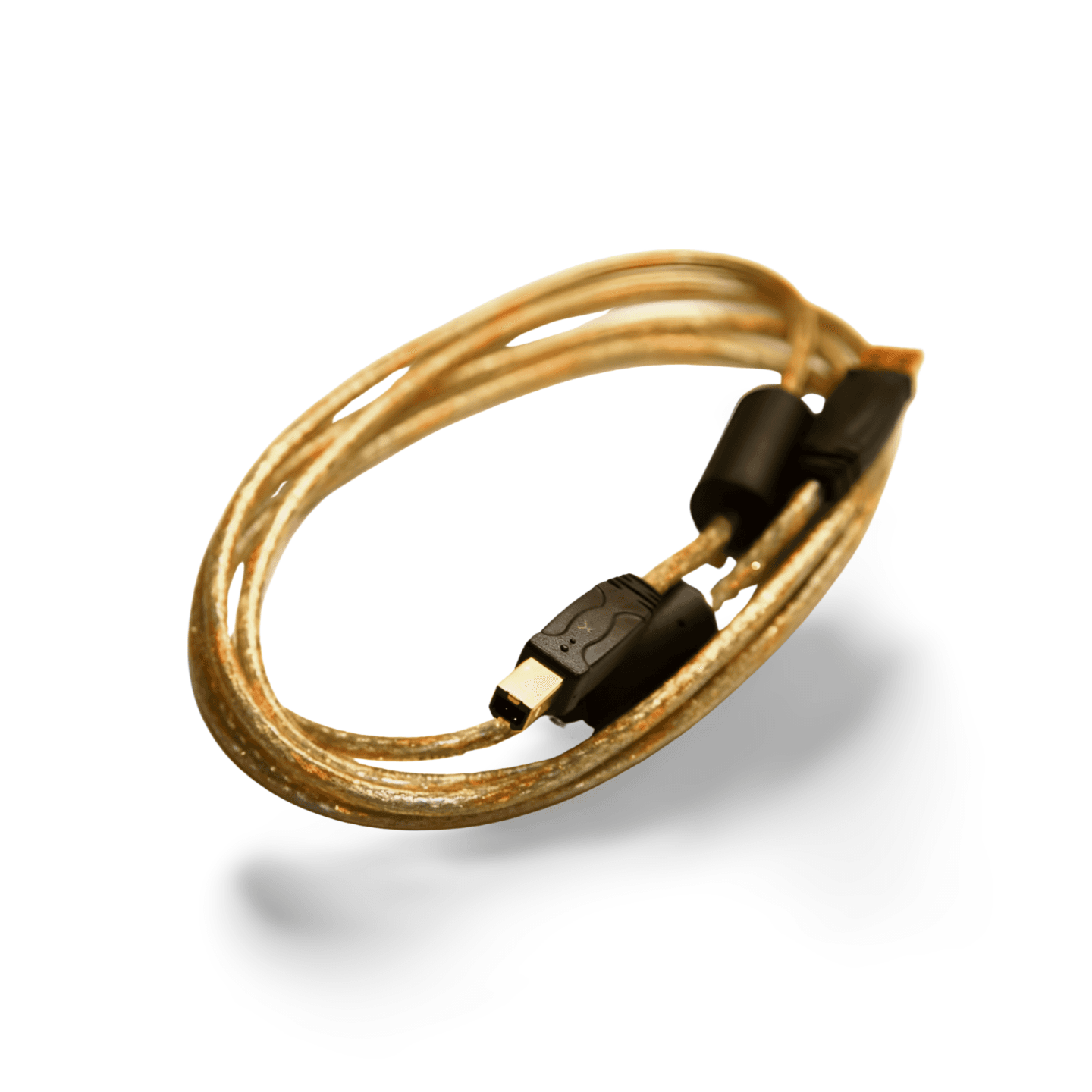 6ft USB 2.0 Cable Type A to Type B GoldX GX620 gold