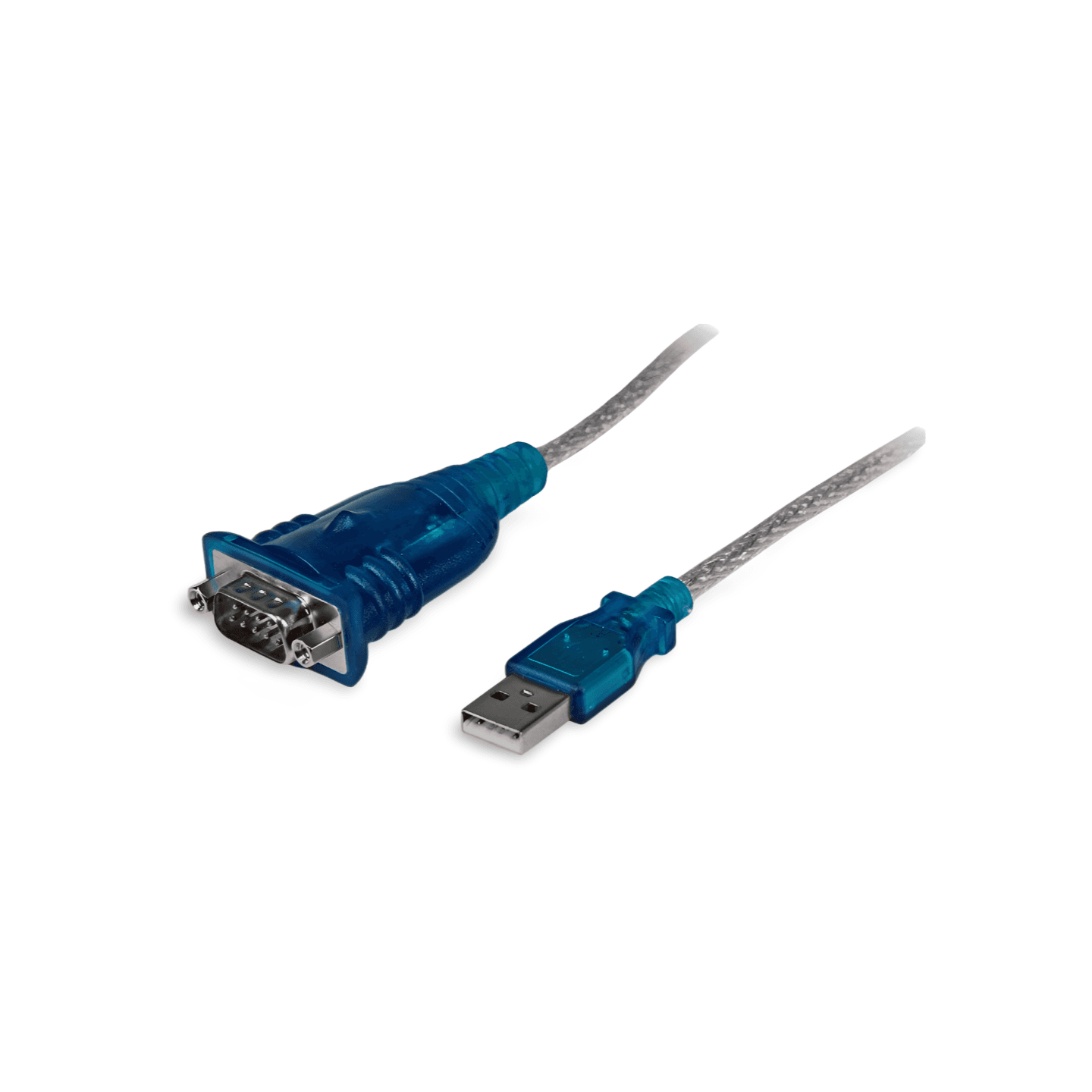 6ft USB to DB9 Male Serial Port Adapter Prolific blue