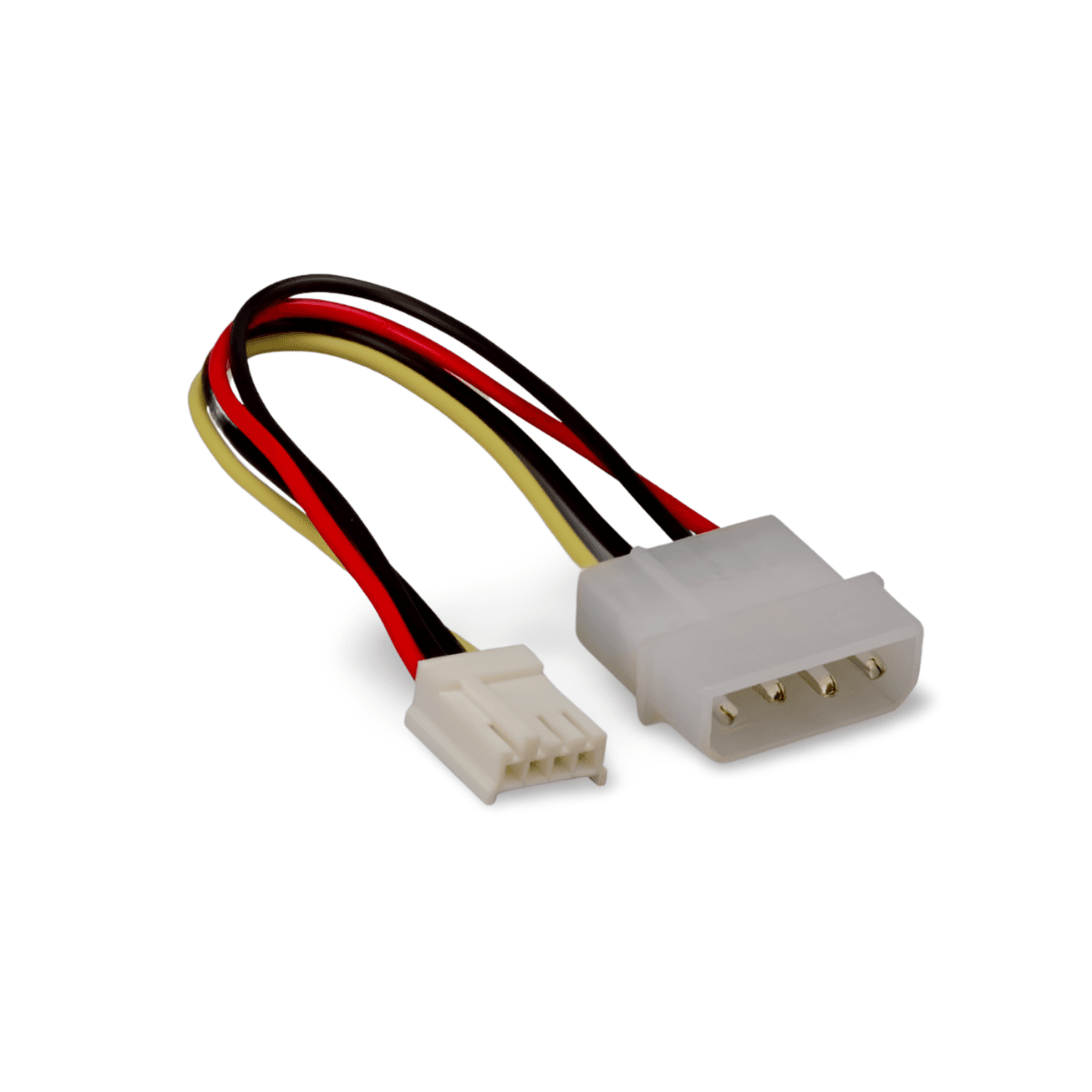 6in Power Cable 5.25 to 3.5 Adapter Molex black