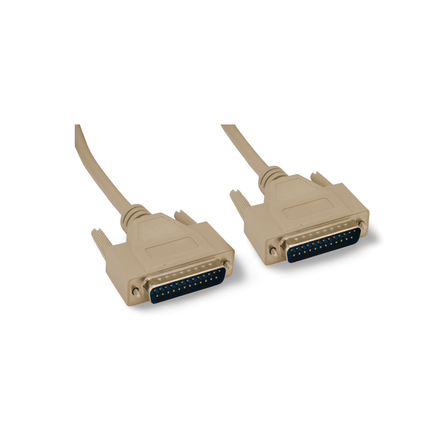 8ft Parallel DB25 Male to DB25 Male Cable beige