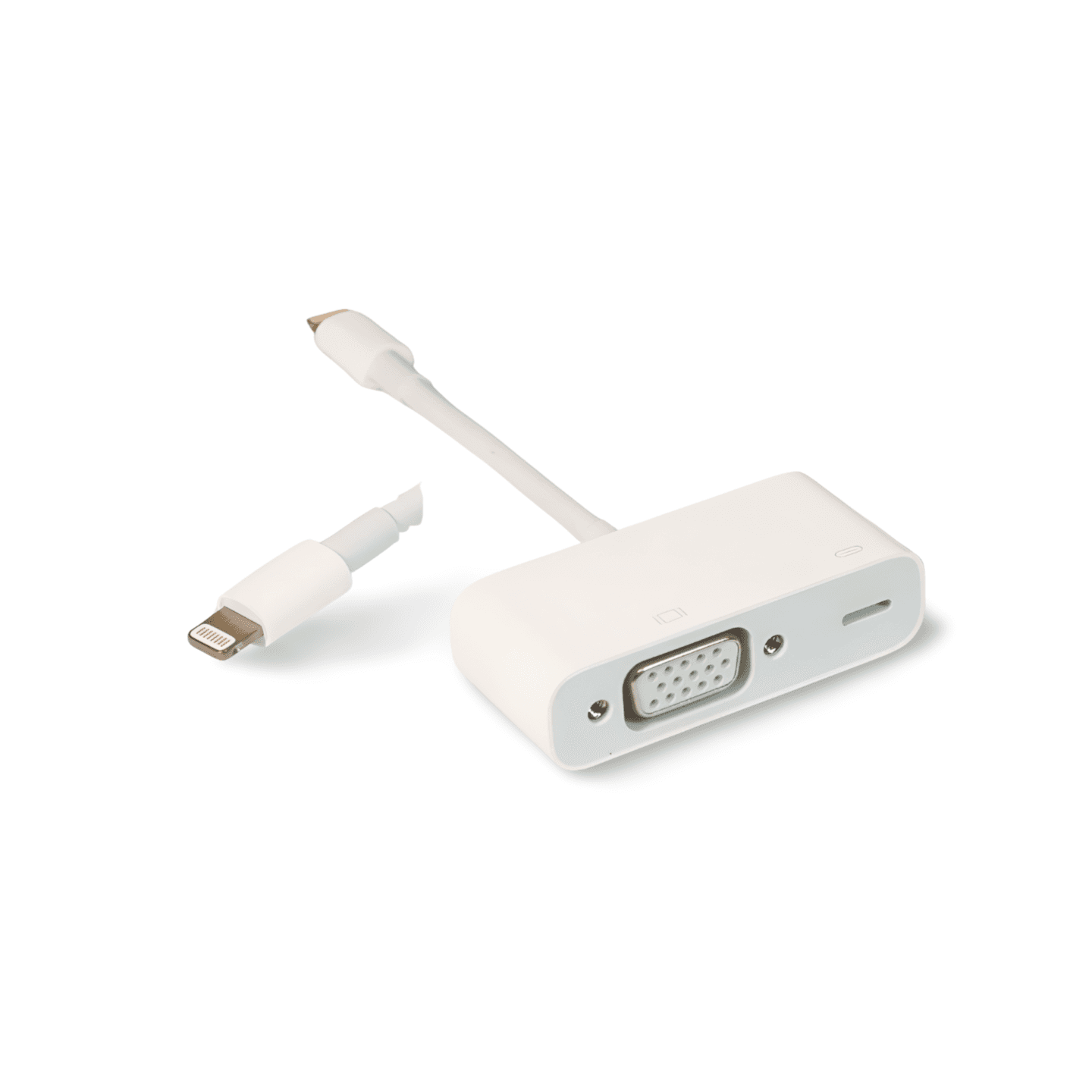 8in iPhone Lightning to VGA Adapter white