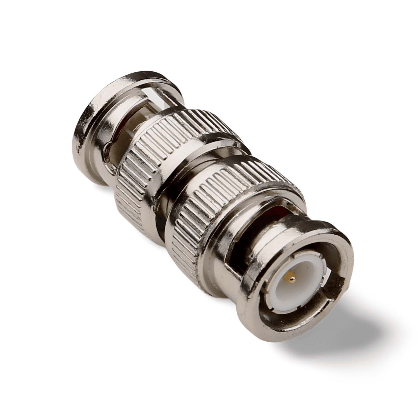BNC Male to Male Coupler Adapter silver