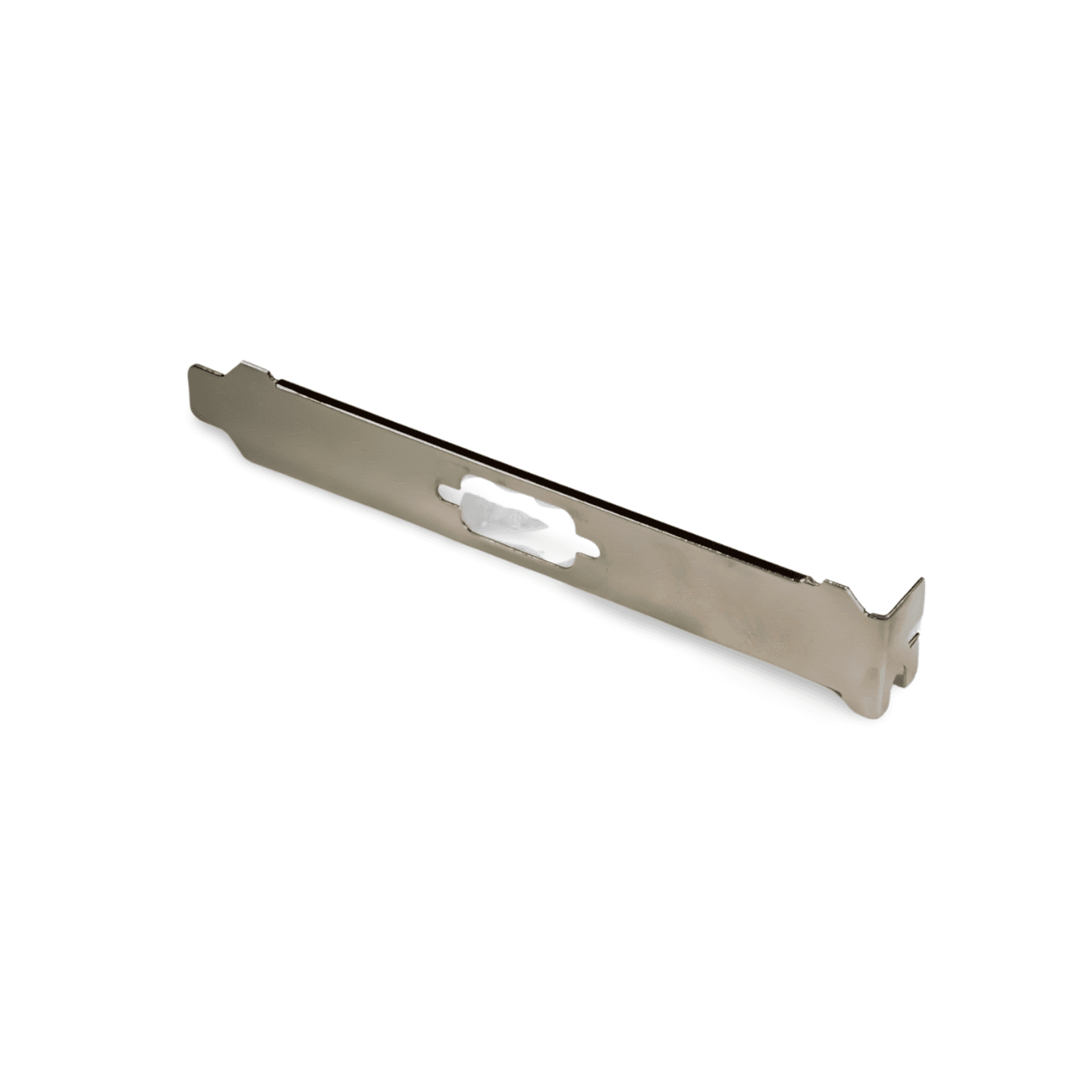 Case Slot DB9 Cover Bracket with Metal Bend silver
