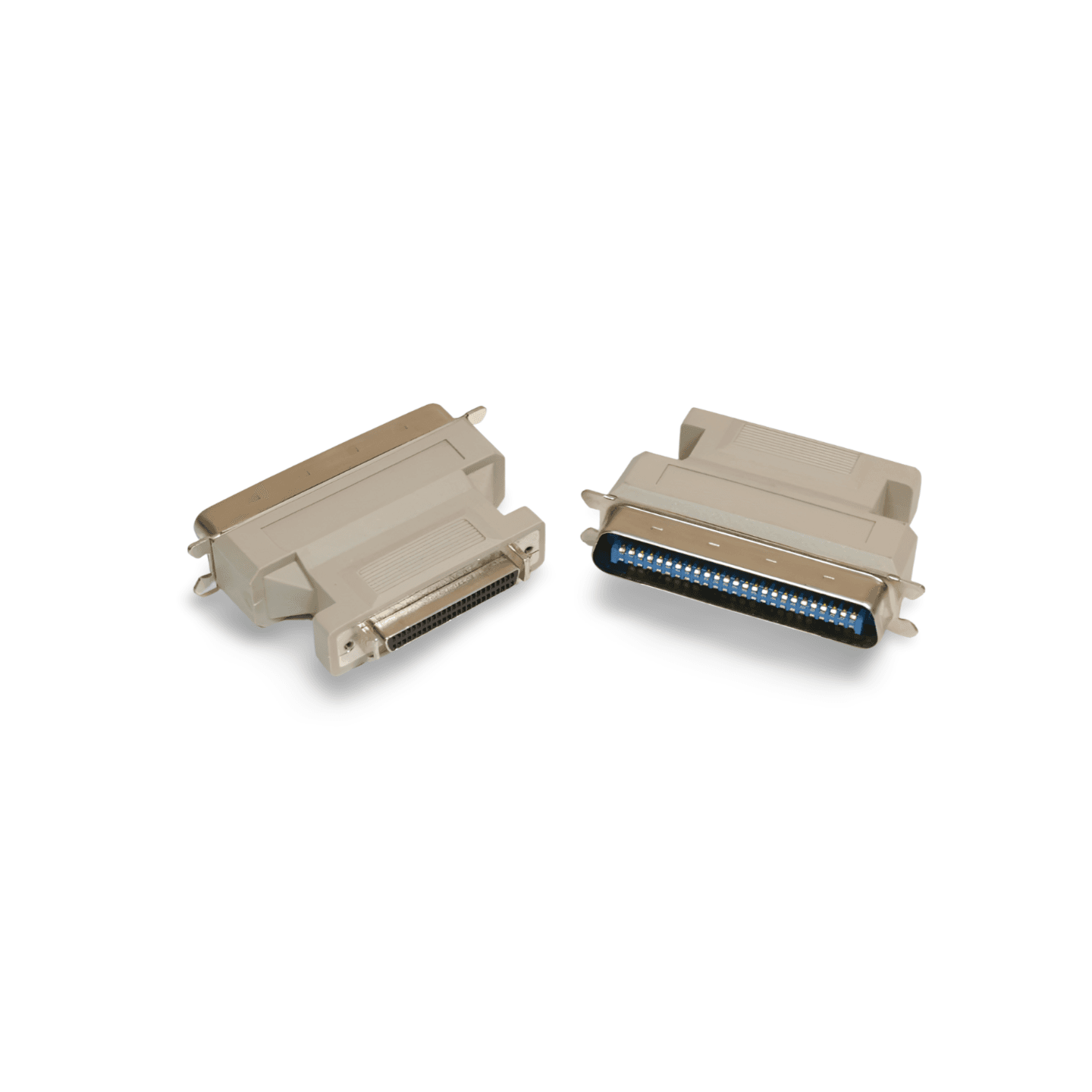 SCSI I CN50 Male to SCSI II HPDB50 Female Adapter beige