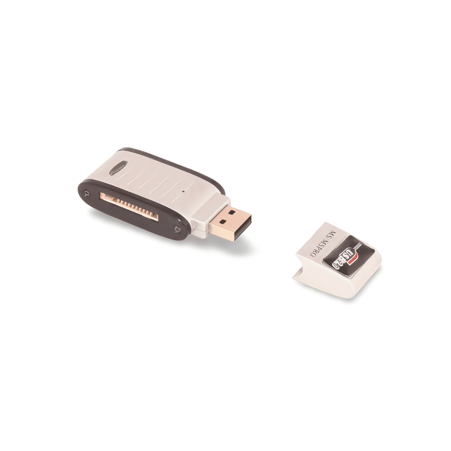 USB 2.0 Memory Stick Reader Memory Stick Pro silver