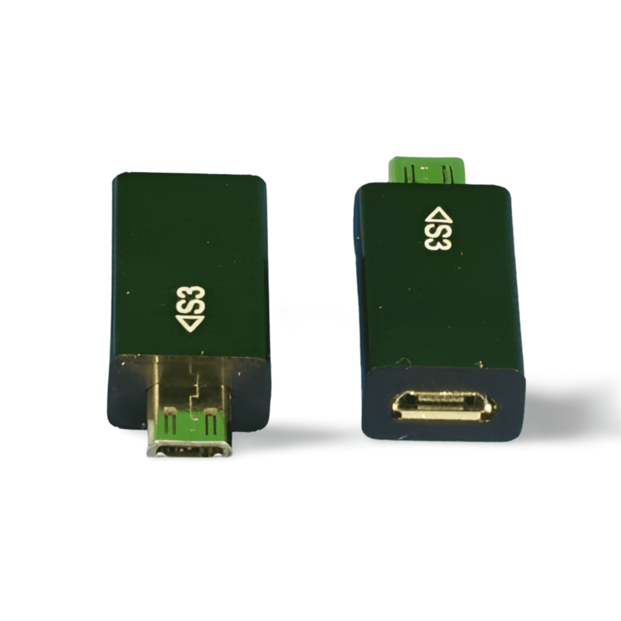 USB Micro 11 Pin Male to USB Micro 5 Pin Female Adapter black