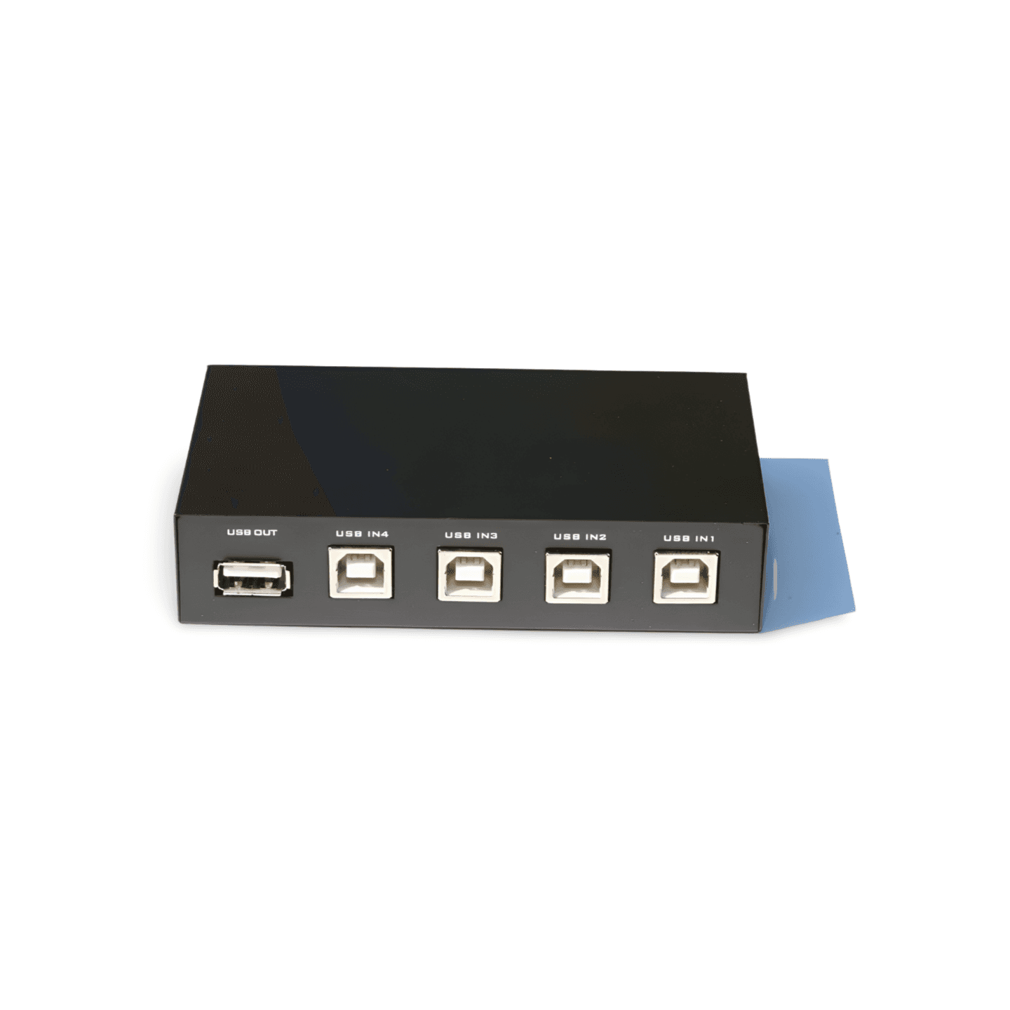 USB Switch Push Button Manual ABCD 1A 4B black