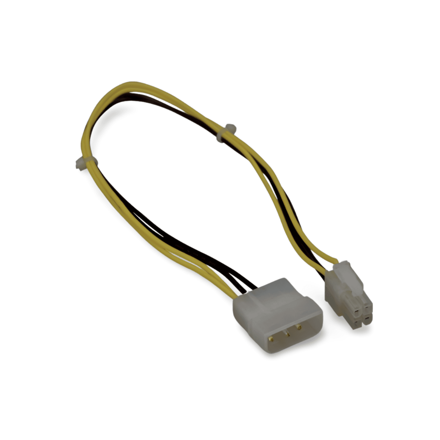 1 3ft Power Supply ATX to Motherboard 4 Pin yellow black