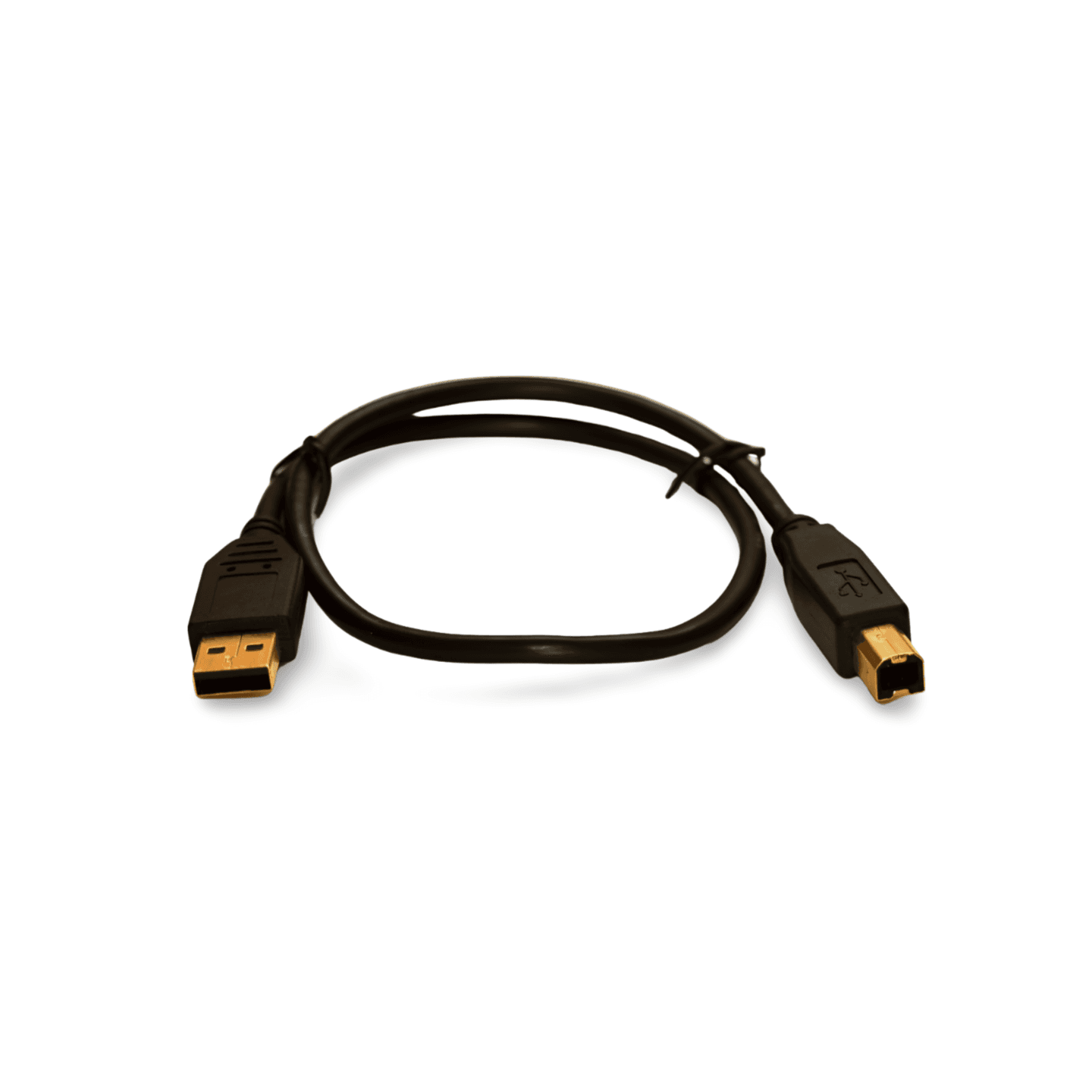 1 6ft USB 2.0 Computer Cable Type A Male to Type B Male black