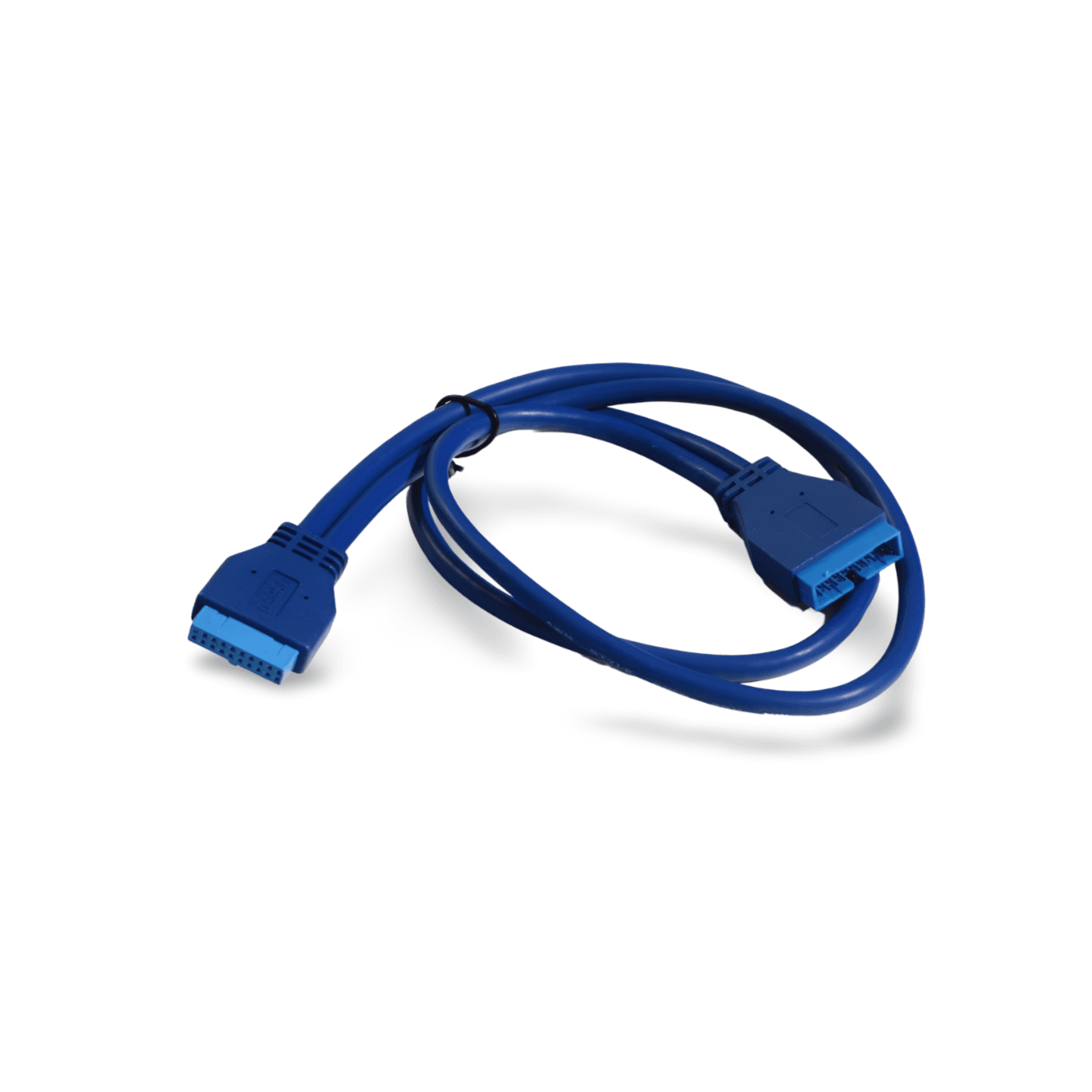 1.7ft USB 3.0 Header Cable 20 Pin Male to 20 Pin Female Extension Adapter - Blue