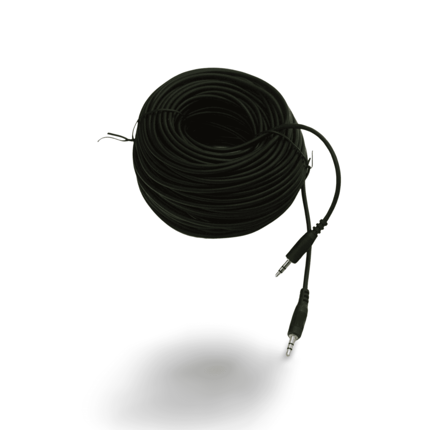 100ft 3.5mm Aux Cord Male to Male Stereo Audio Cable black