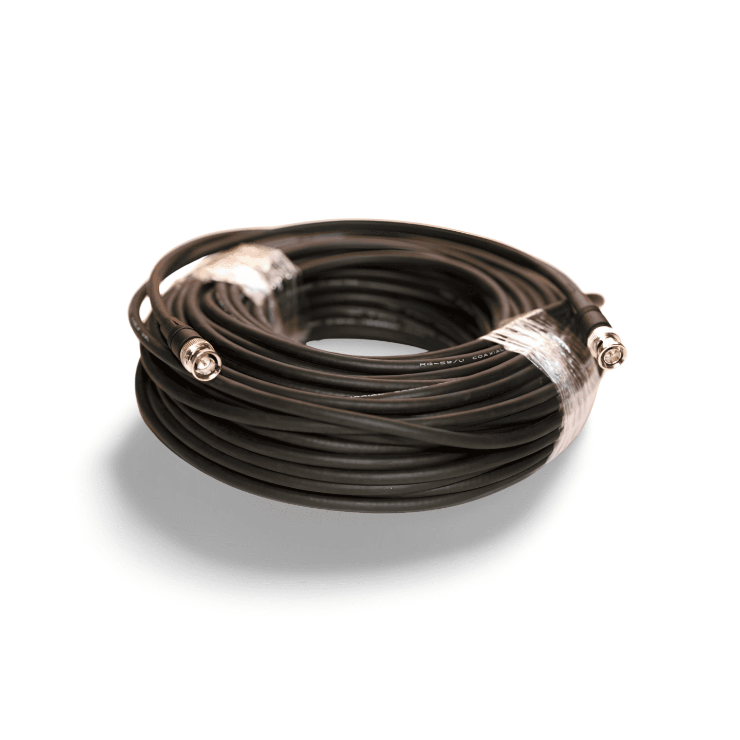 100ft BNC Male to Male RG59 Coax Cable black