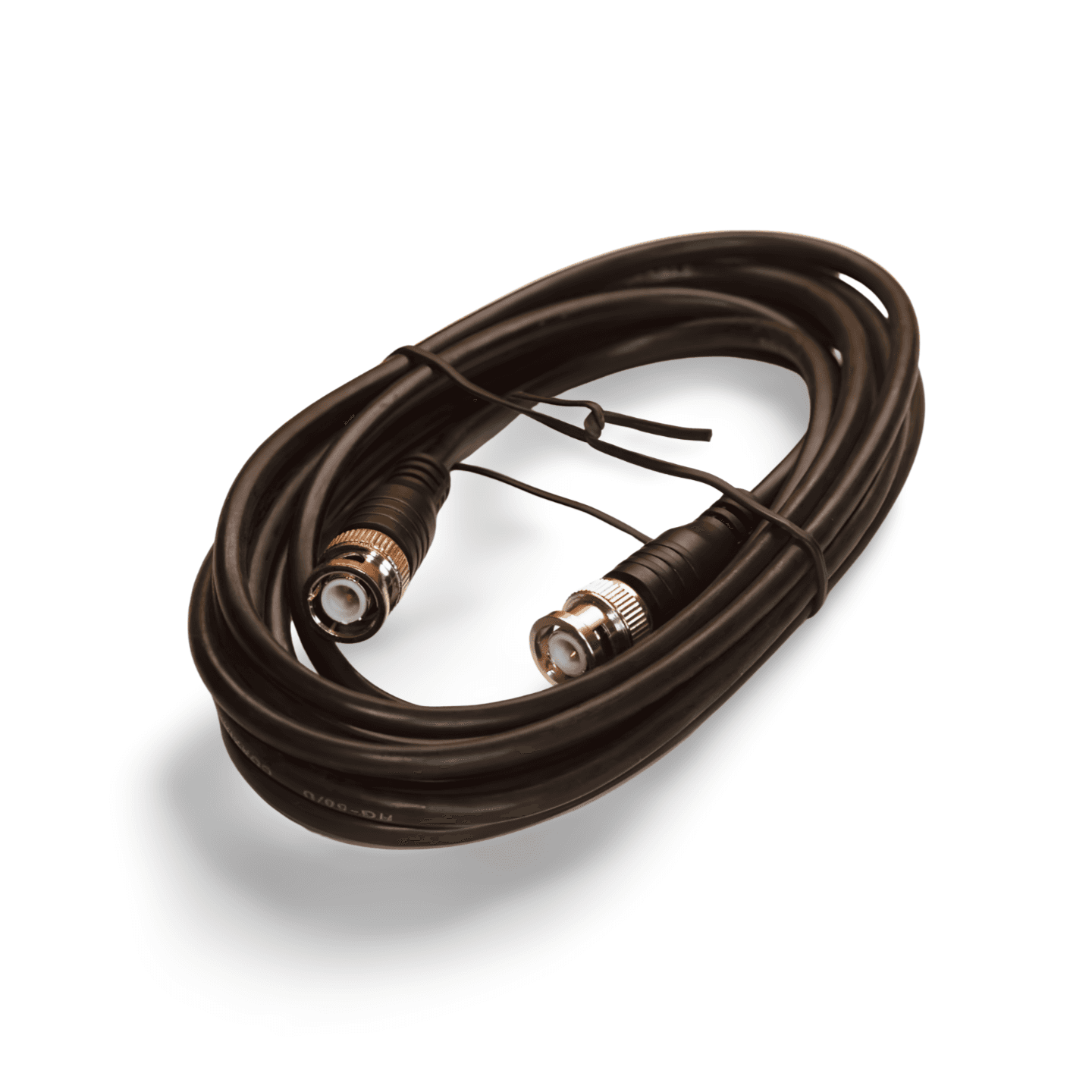10ft BNC Twist On Male to Male RG58 A/U Coax Cable 50 Ohm - Black