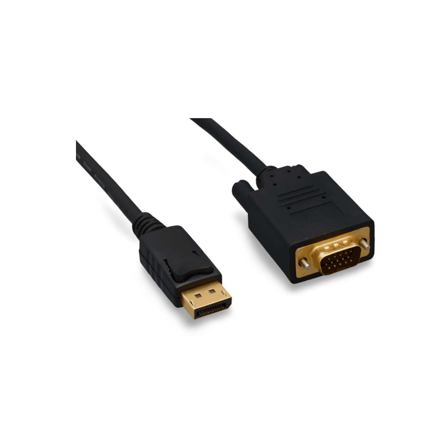 10ft DisplayPort to VGA Cable black