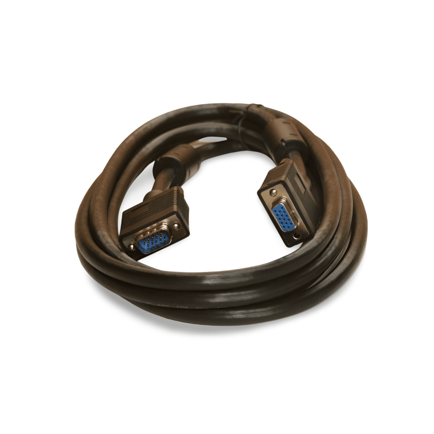10ft SVGA Cable Monitor UL2919 HD15 Extension Male to Female black