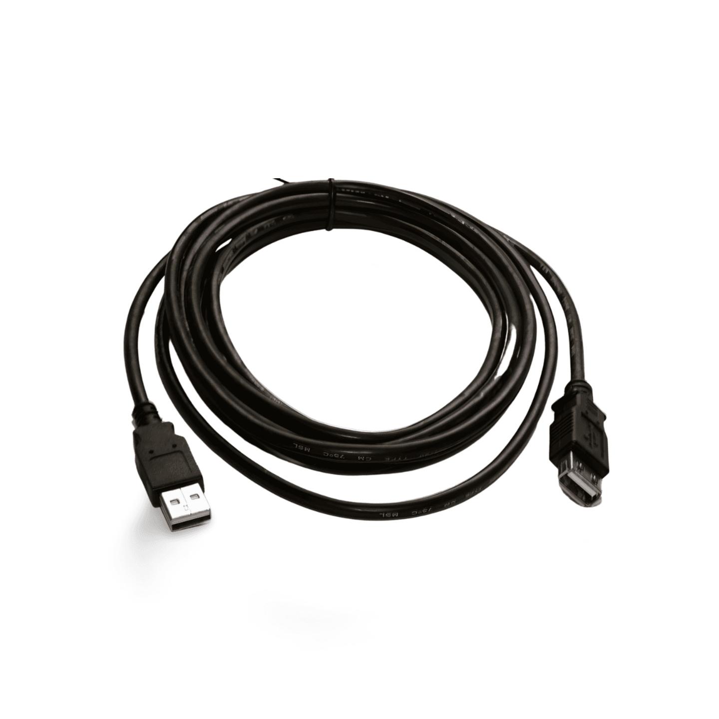 10ft USB 2.0 Extension Cable A Male to A Female black