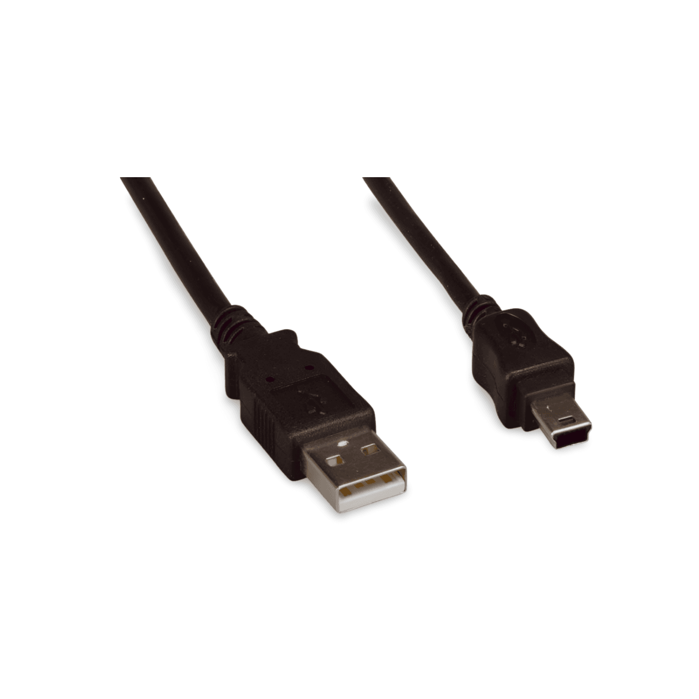 10ft USB Type A to Mini B 5 Pin Cable black